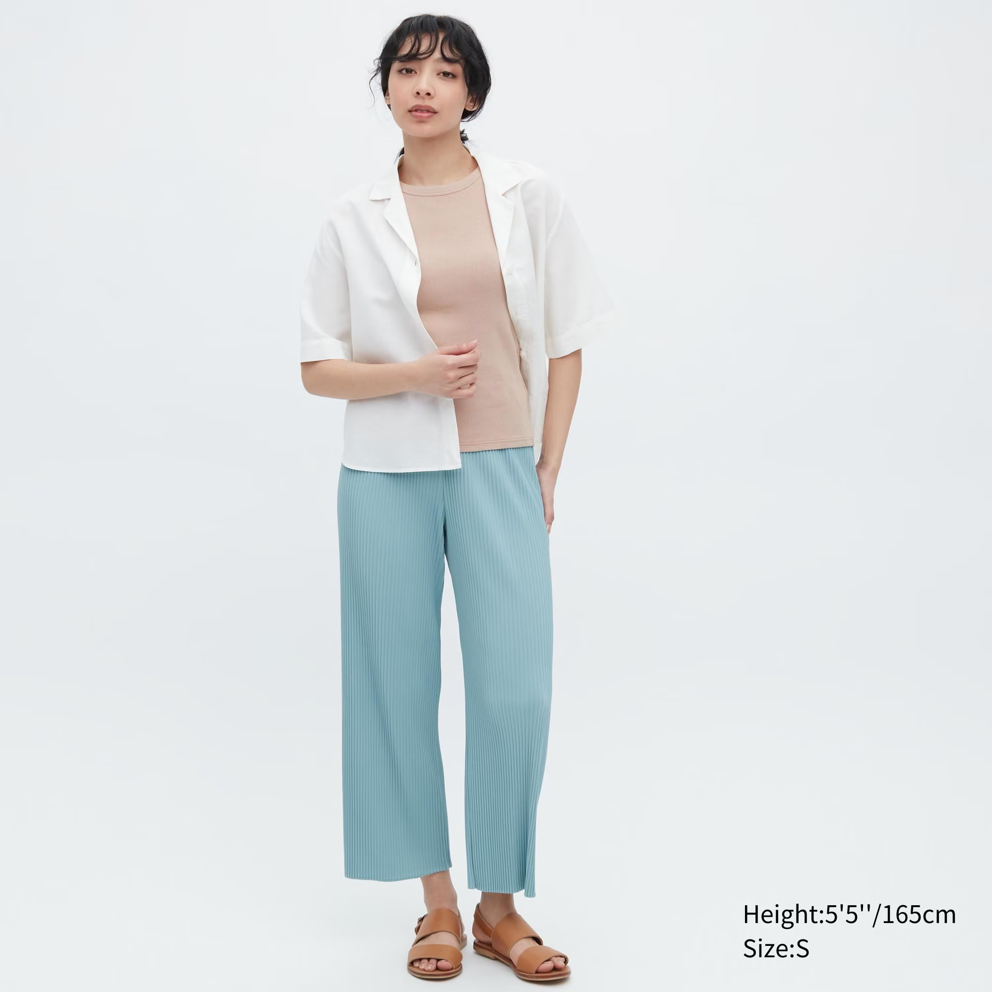 Pleated Straight Pants | UNIQLO (US)