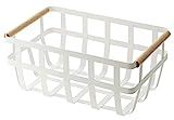 YAMAZAKI home 2507 Storage Basket-Dual Handle Organizer, One Size, White | Amazon (US)