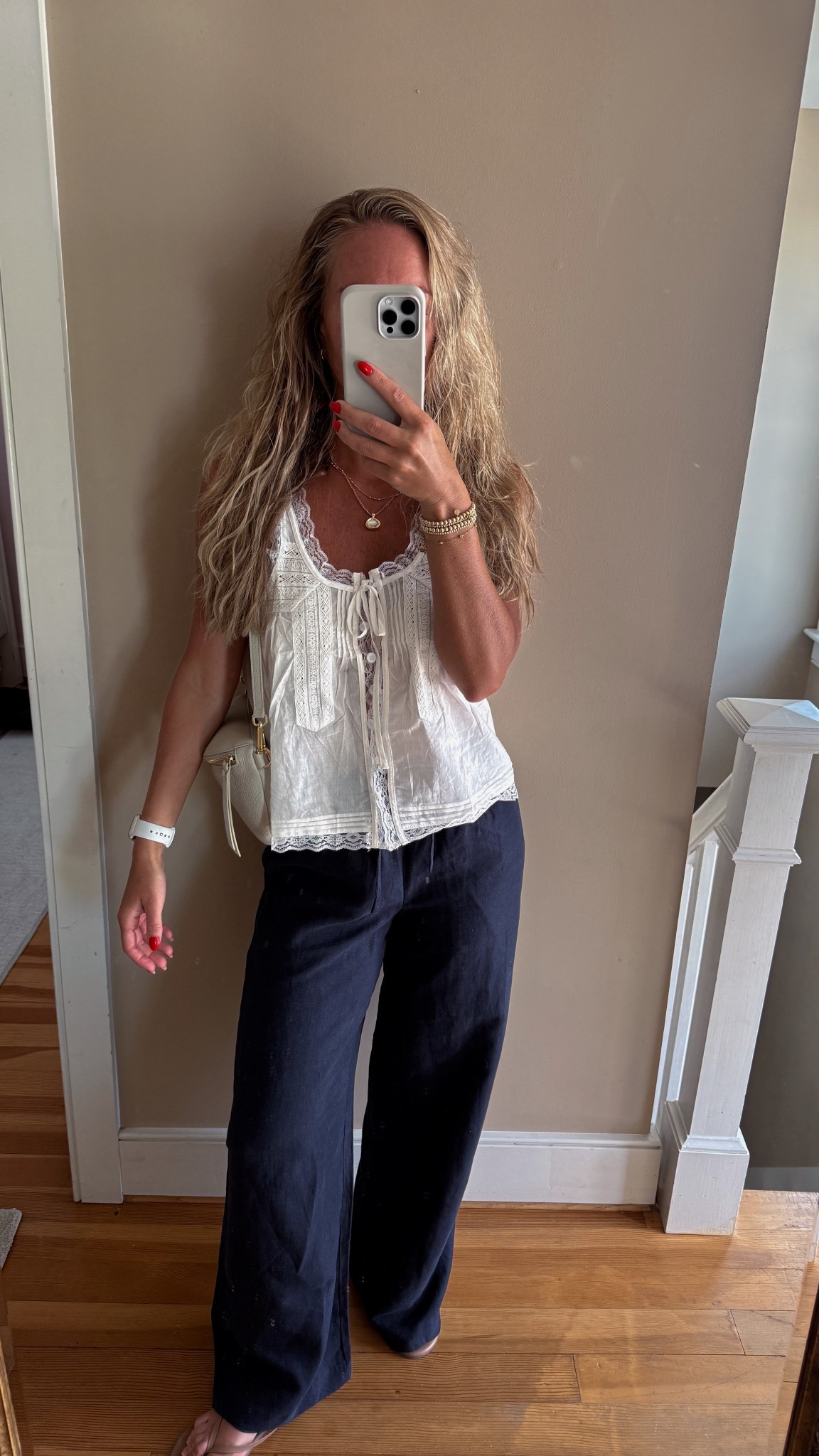Beach vacation outfit - small in top & pants. My exact pants are the ones called “cruise linen” but this style comes in multiples fabrics (I have the crepette and linen ones!) 

Beach vacay, New England trip fit, linen pants, summer travel fit, Aritzia outfit, Amazon lace top, summer outfit, summer style

#LTKStyleTip #LTKTravel