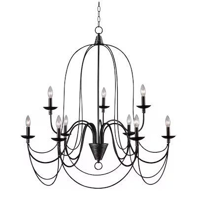 North Star Designs Myers 9-Light Brown Traditional Chandelier | Lowe's
