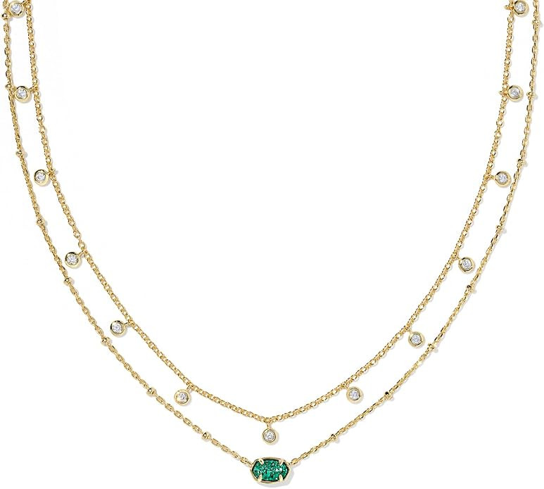 Kendra Scott Emilie Crystal Multi Strand Necklace, Fashion Jewelry for Women | Amazon (US)