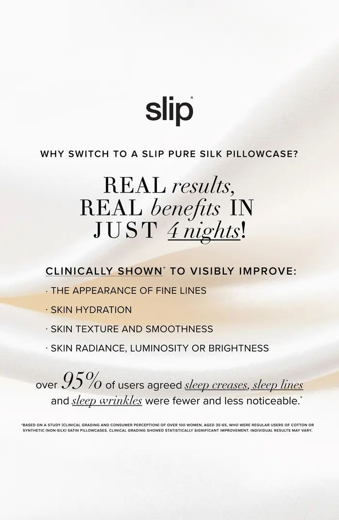 Pure Silk Pillowcase & Skinny Scrunchie Set $128 Value | Nordstrom