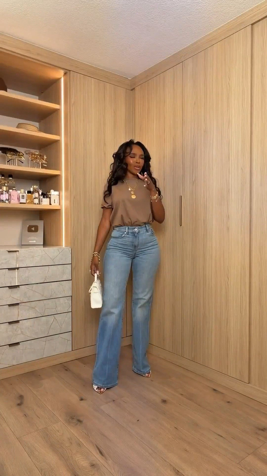 Scroll to shop! ✨ Everything from this look is linked below. 👇🏽    

Wearing: Size Small | 5’4” | 140 lbs | Denim 2 Long

📲   Download the FREE LTK app & follow me (@kirasfashionfinds) to shop all my daily finds.  #LTKootd #LTKPetite #LTKU
