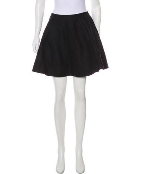 Kate Spade New York Flare Mini Skirt Black | The RealReal
