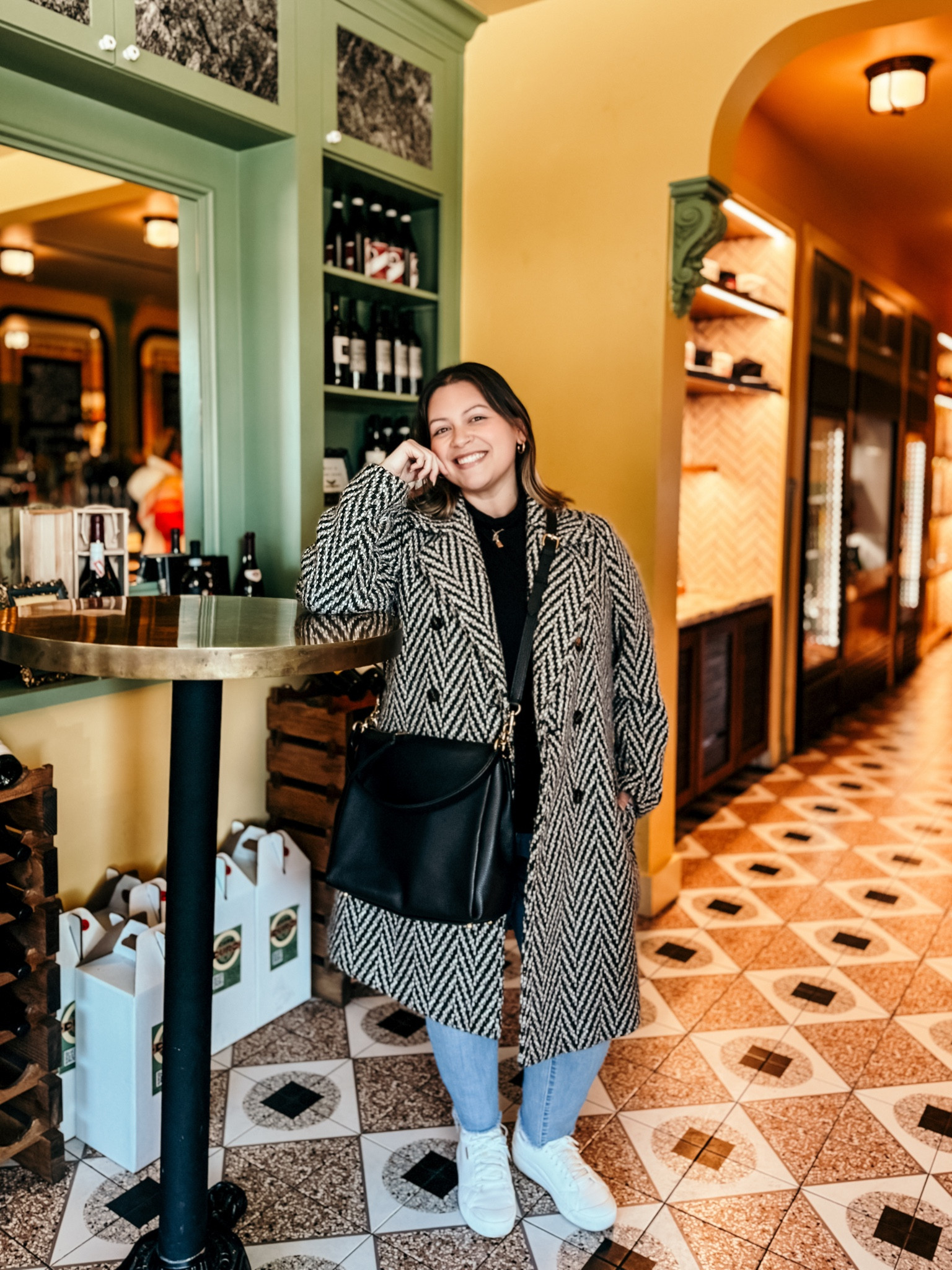 perfect winter day trip outfit