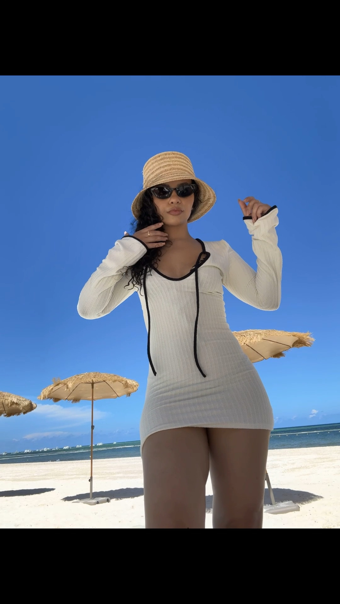 Beach OOTD! Size small top, medium bottom, size small dress 

#LTKSwim #LTKTravel #LTKParties