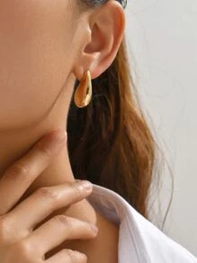 Water-drop Design Stud Earrings SKU: sj2301016928809758(2 Reviews)$1.40$1.33Join for an Exclusive... | SHEIN