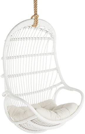 Kouboo Hanging Swing Chair, Large, White | Amazon (US)