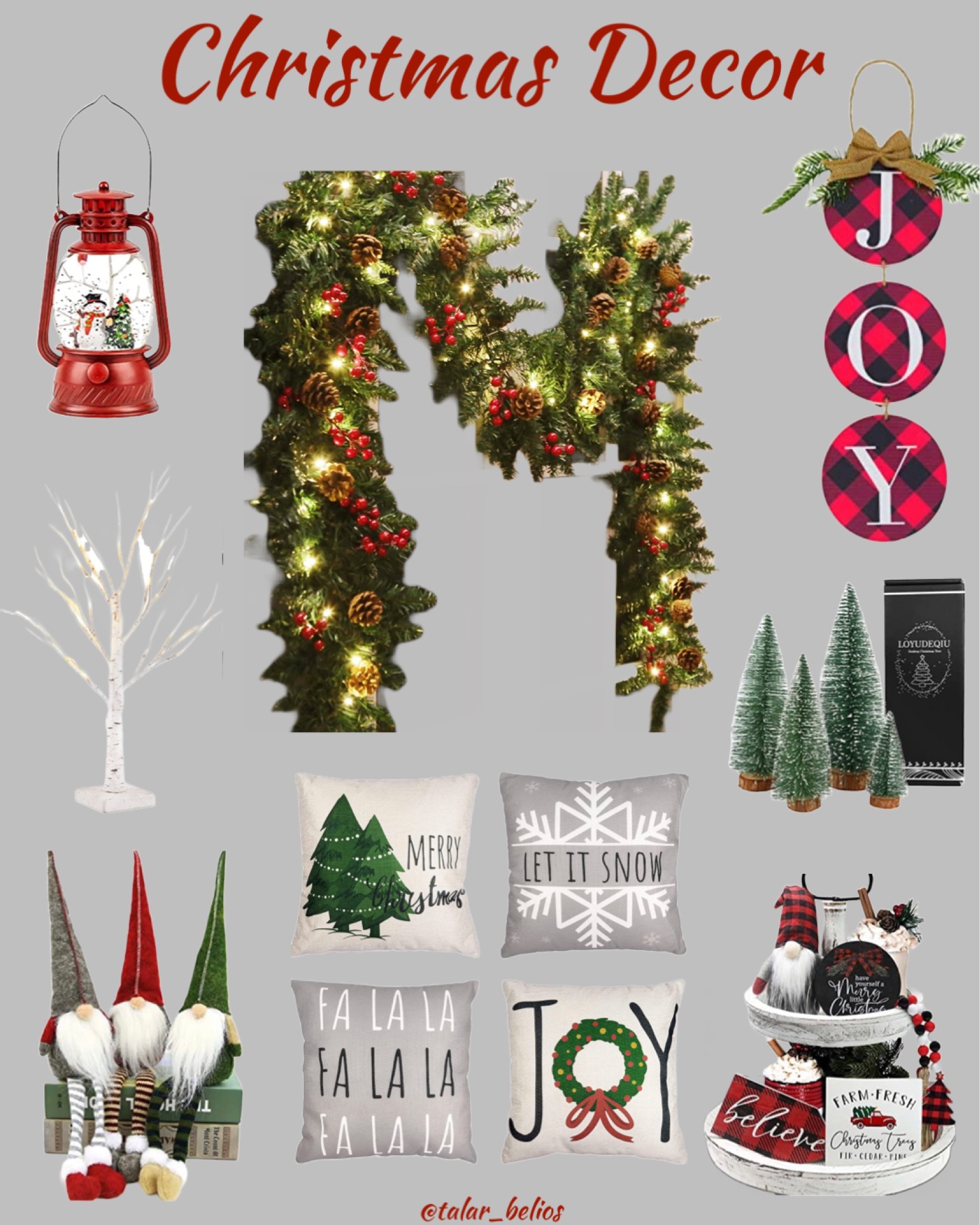Christmas home decor
#amazon #amazonchristmasdecor #amazonhome 

#LTKhome #LTKSeasonal #LTKHoliday