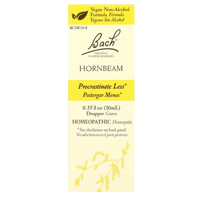 Bach Original Flower Remedies, Hornbeam, 0.35 fl oz (10 ml) | Target