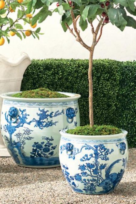 These large ming jar fishbowl planters are finally 25% off with free shipping 