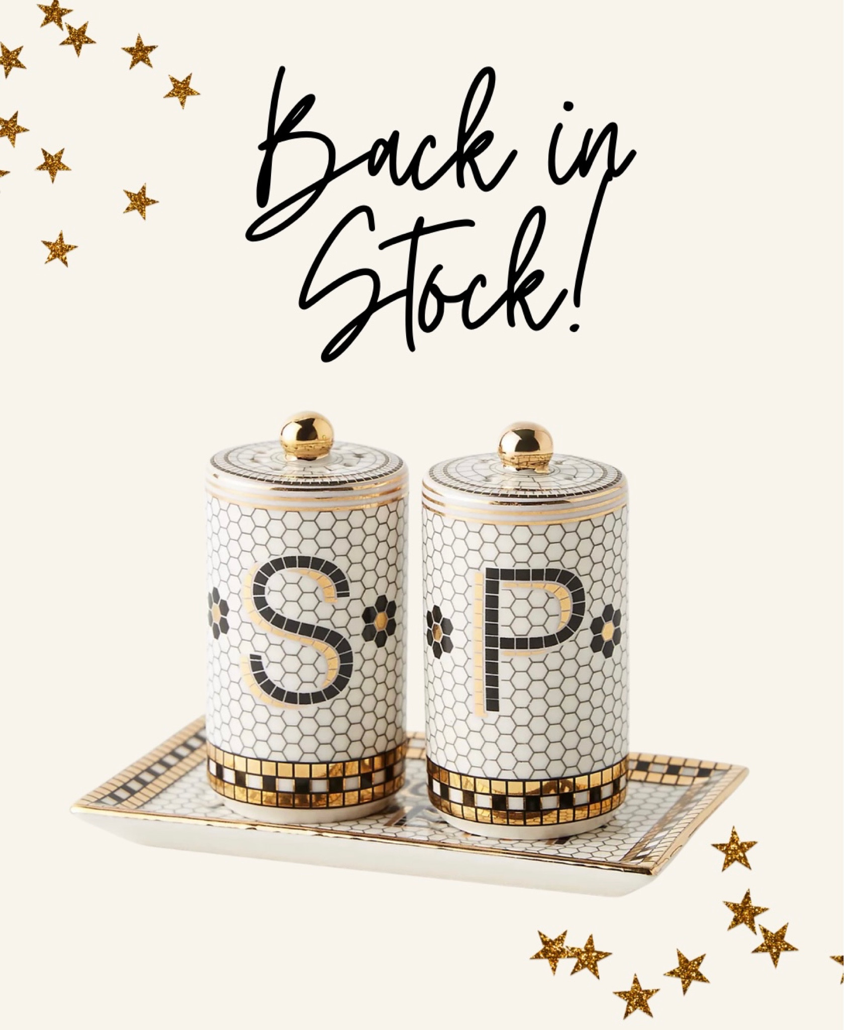 Hard to find Anthropologie bistro salt and pepper shakers back in stock! 


#LTKSeasonal #LTKHoliday #LTKhome