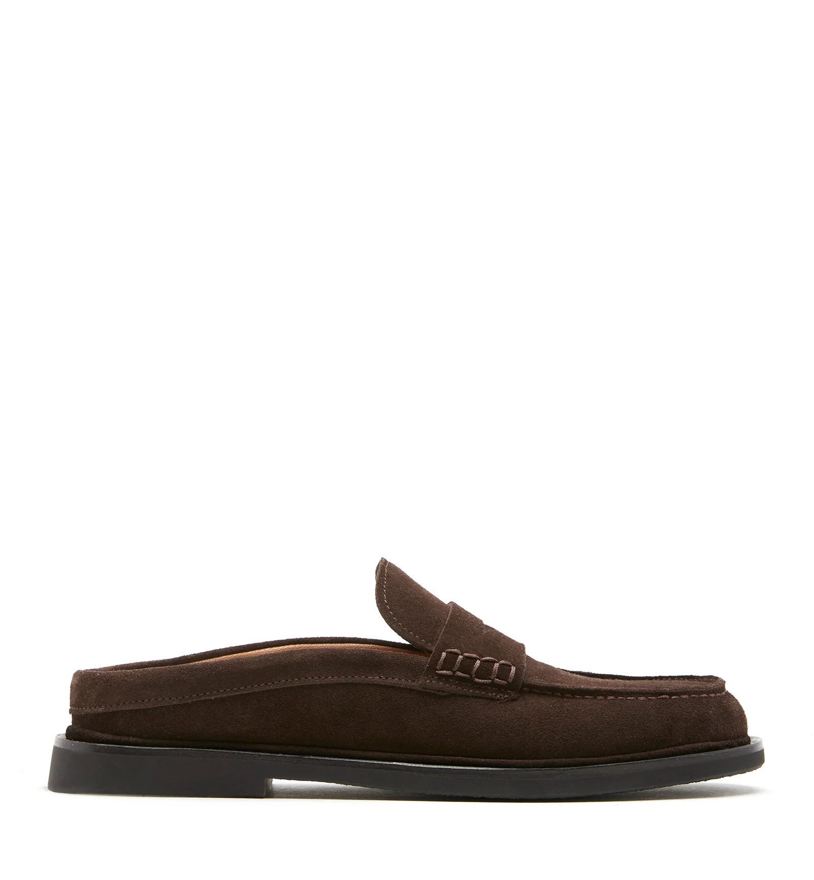 MALCAM SHEARLING LINED SUEDE MULE | La Canadienne