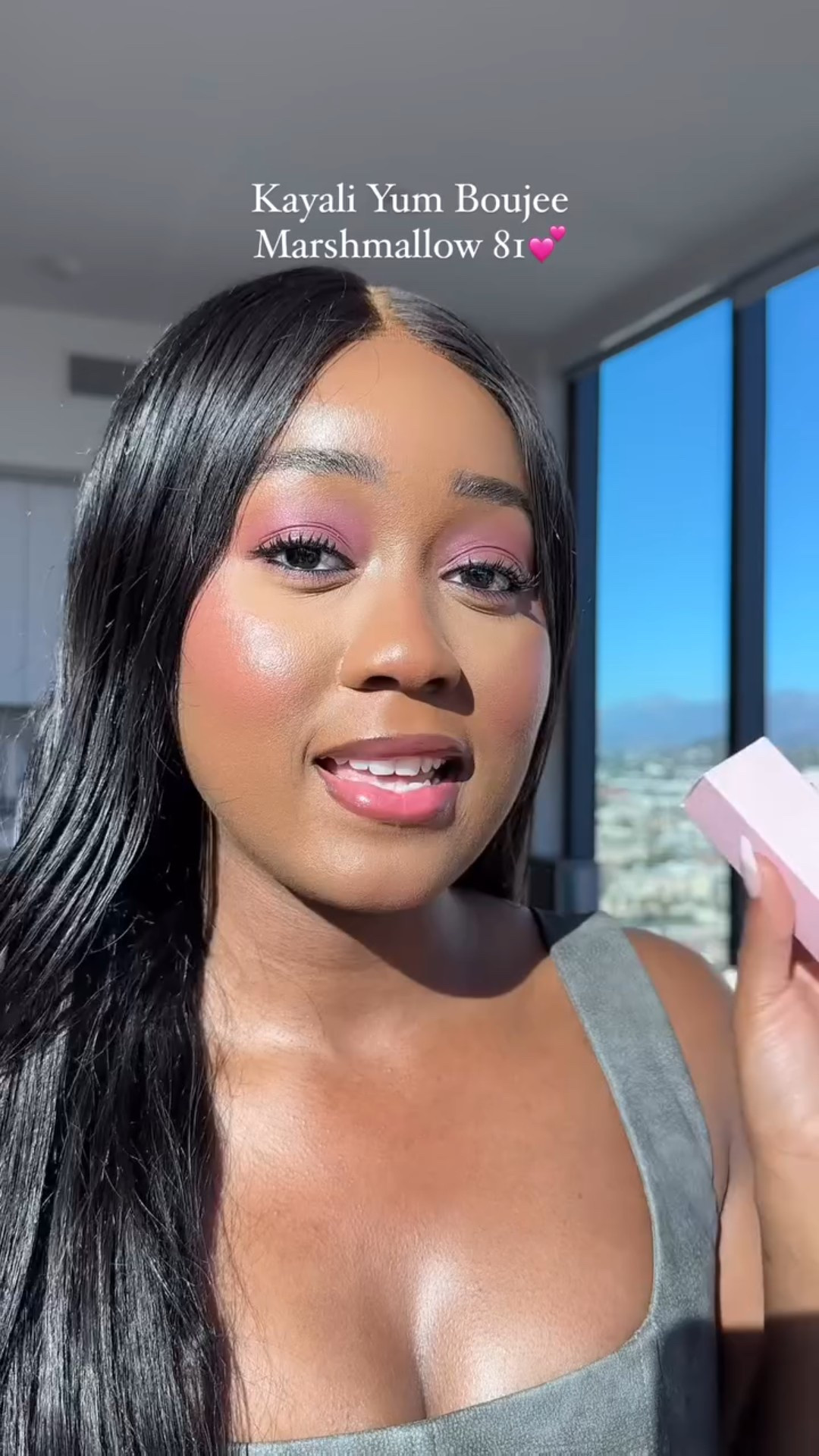 A must have fragrance is the NEW @kayali Yum Boujee Marshmallow 81 💕

It’s a very playful warm & sweet gourmand with notes of Strawberry, Pink Marshmallow, Whipped Vanilla, Freesia, Coconut & Pink Musk 

#grwmmakeup #beautycreator #softgirl #explore #glowyskin #naturalglam #makeuptips #explorepage #makeuptutorial #aestheticreels #lifestylecreator #pinterestaesthetic #pinterestinspired #thatgirl #pinkpinkpink #kayali #kayaliperfume @monakattan