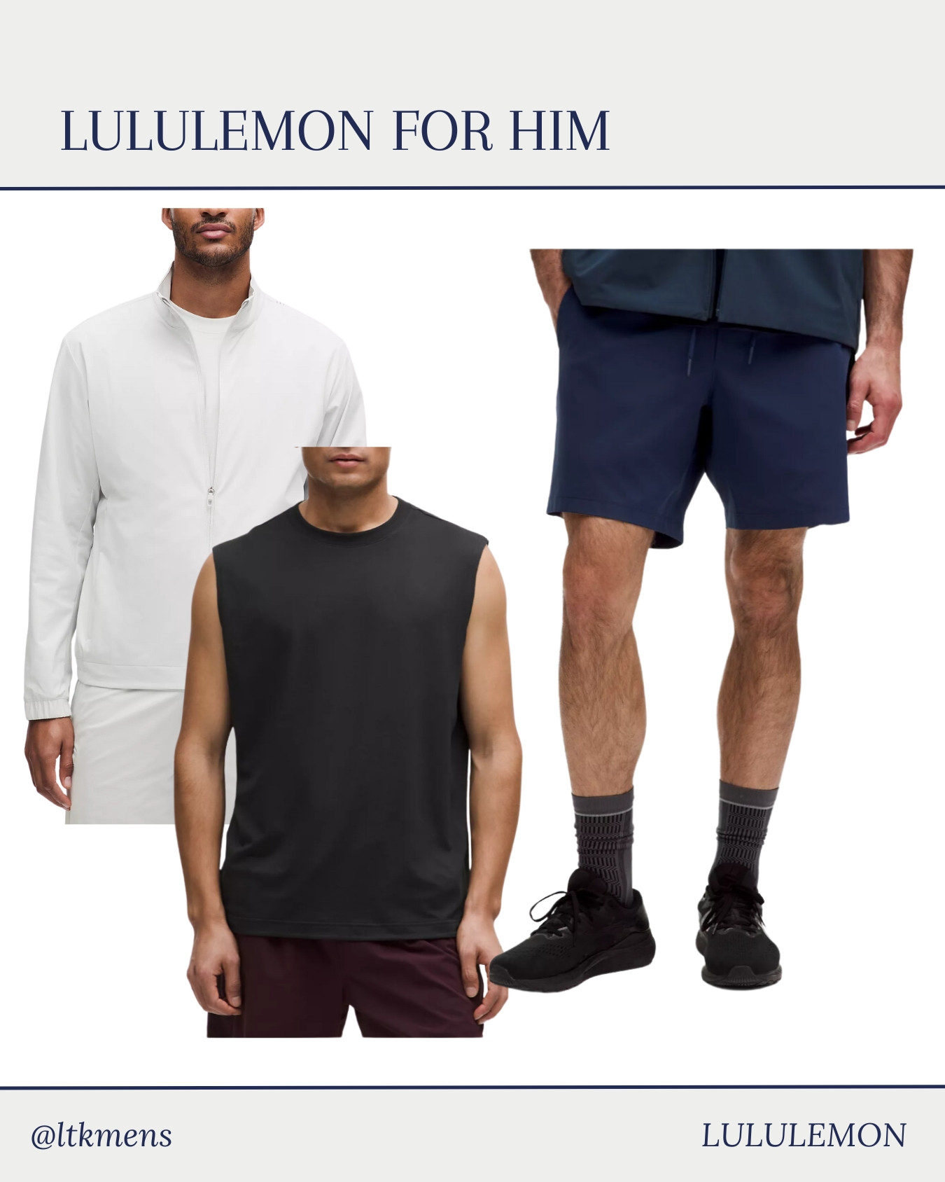 Lululemon for Him 

 

 