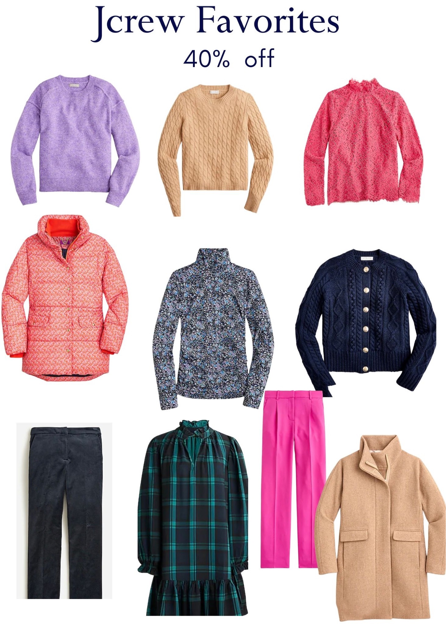  I am sharing some of the cute pieces from Jcrew! Right now you can get 40% off. Hurry and chooser them out. 

#LTKsalealert #LTKfit #LTKstyletip