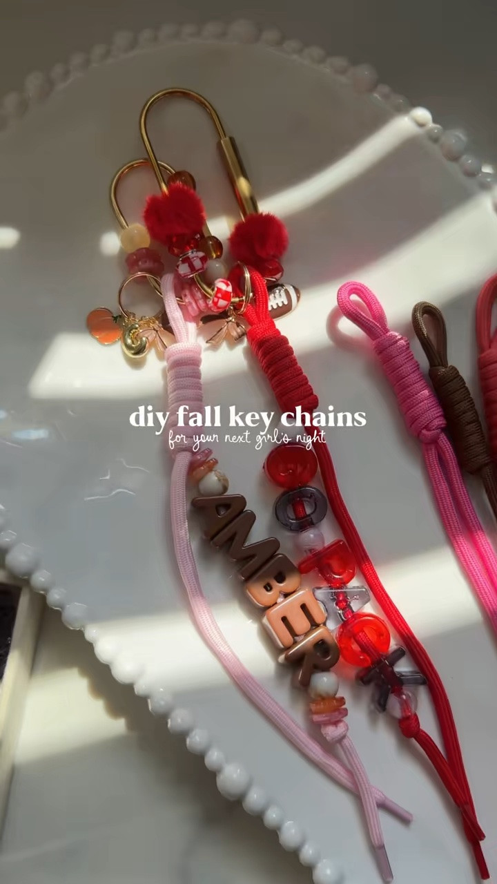 DIY Fall & Football themed key chains have entered the chat. Plus I’ll use any excuse to host the girl’s over for a craft night 🤎🫶🏻🏈

#LTKSeasonal #LTKHome #LTKSaleAlert