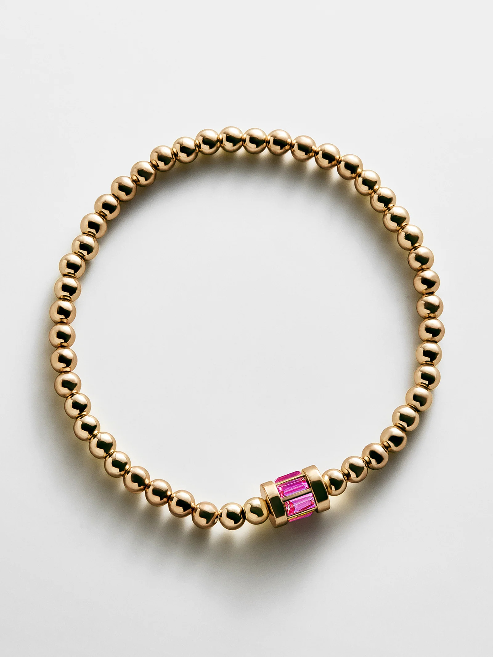 Tatum Birthstone Pisa Bracelet - Rose | BaubleBar