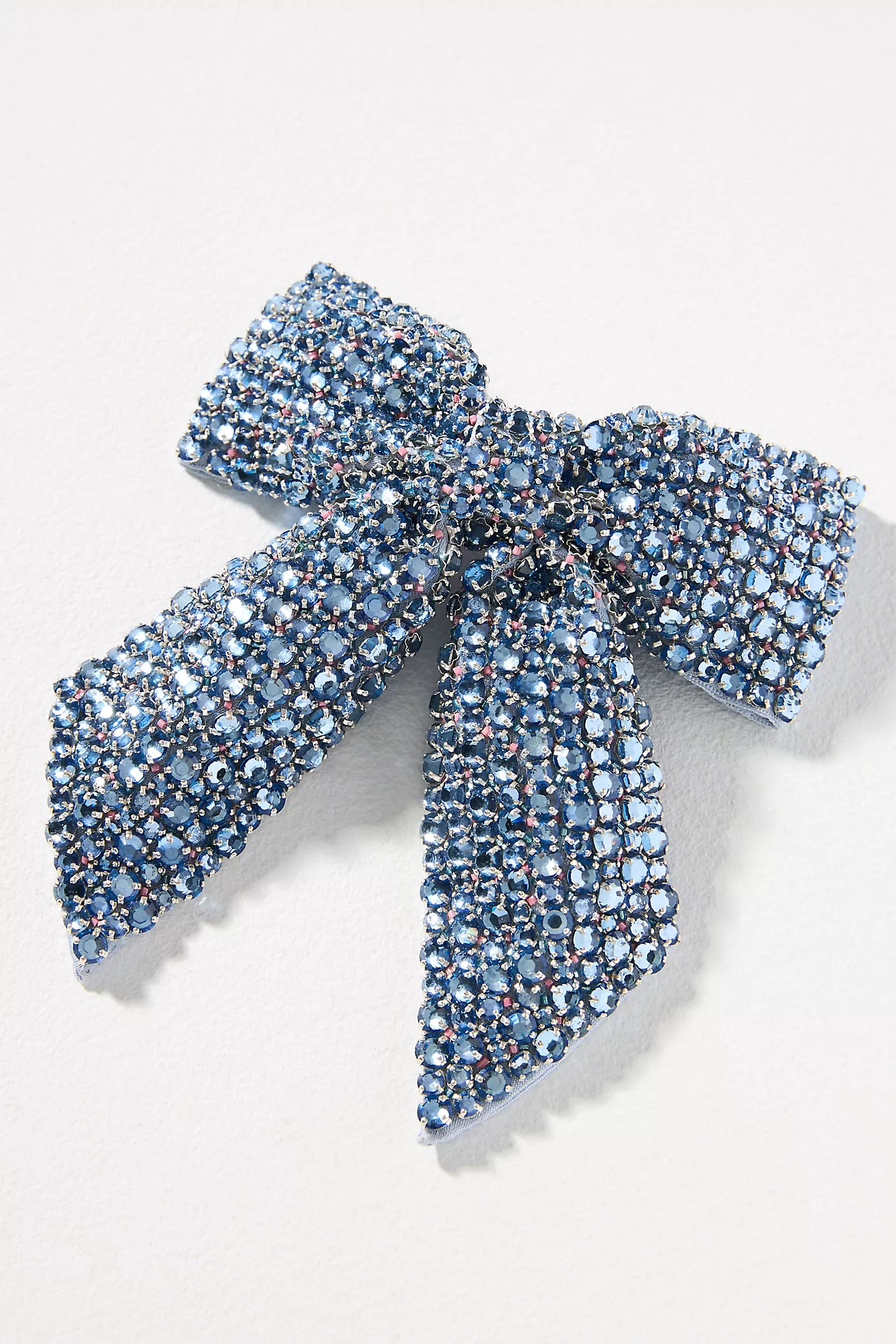 Mignonne Gavigan Santana Crystal Embroidered Hair Bow | Anthropologie (US)