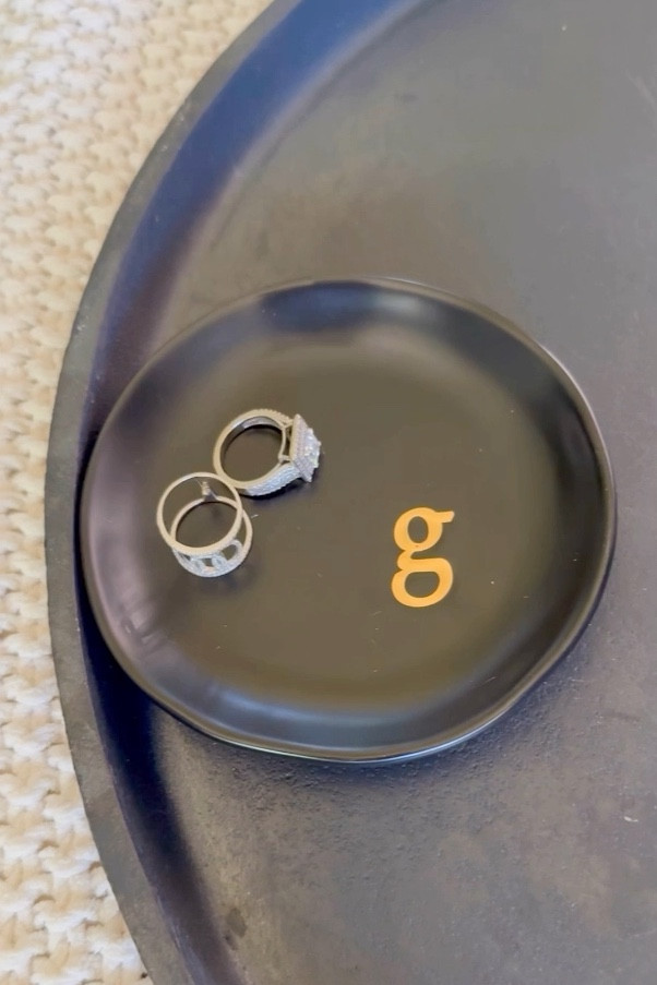 How cute is this little monogram catch all dish? It’s the perfect fit for really anywhere. I keep mine on our ottoman tray & use it for my rings, etc. ♥️

#LTKHome