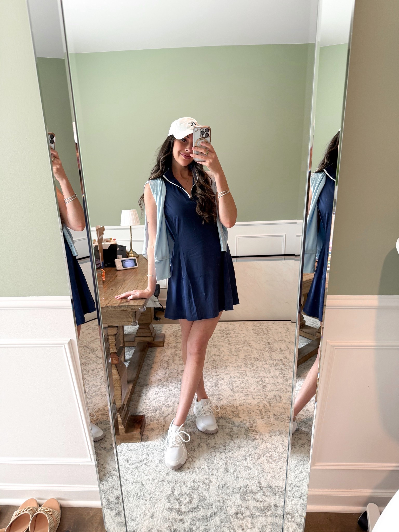 Todays golf lesson outfit ⛳️ size small in everything! 