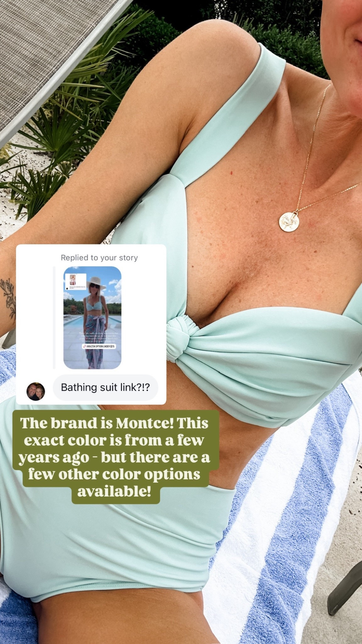 This swimsuit is from a few years ago, but I linked the same style top with a few different bottoms in a few different colors that are available! I normally wear a S in swim!

Loverly Grey, swimsuit, resort wear, two piece swimsuit, vacation looks 

#LTKSeasonal #LTKSwim