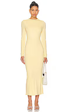 AFRM Juniper Dress in Buttercup from Revolve.com | Revolve Clothing (Global)