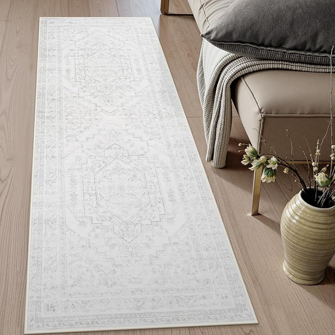 Uphome Boho Kitchen Runner Rug, 2x6 Washable Hallway Runner Rugs Non Slip, Soft Modern Entryway C... | Amazon (US)