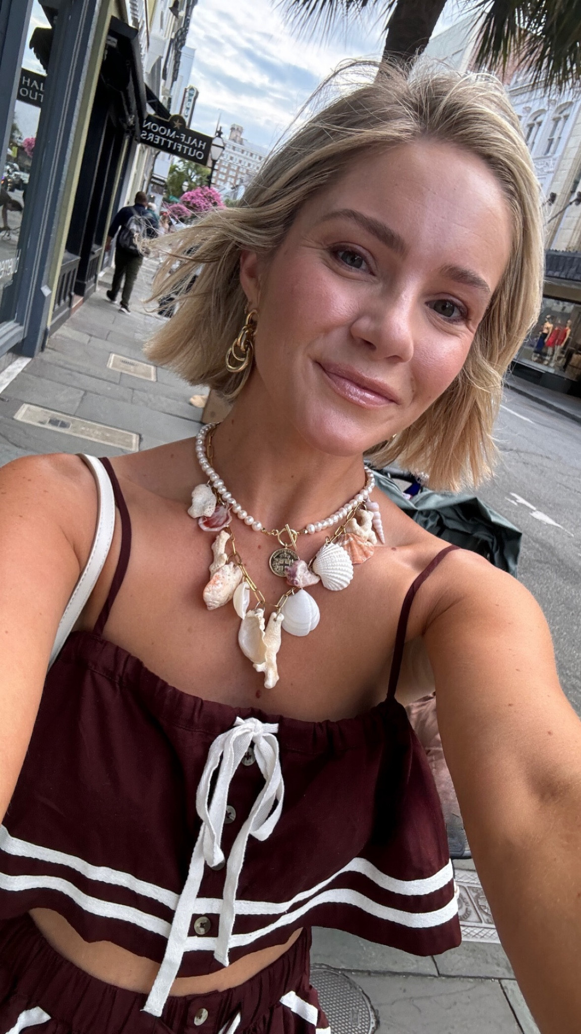 Outfits lately! Free people set, summer outfit, shell necklace, pearl necklace 

#LTKStyleTip