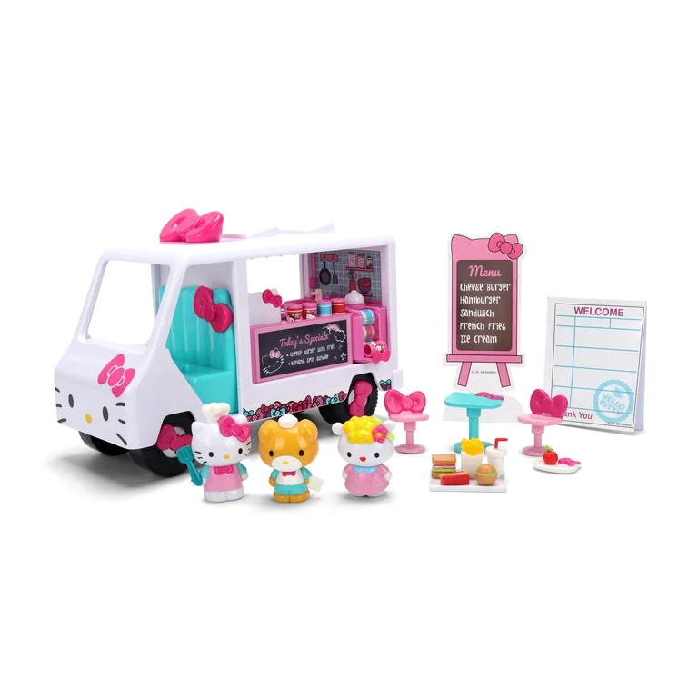 Jada Sanrio Hello Kitty and Friends – Hello Kitty Food Truck – Toy Vehicle and Figure Set wit... | Walmart (US)