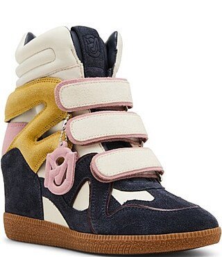 Steve Madden Mavis Suede High Top Wedge Sneakers - 9 | Dillard's