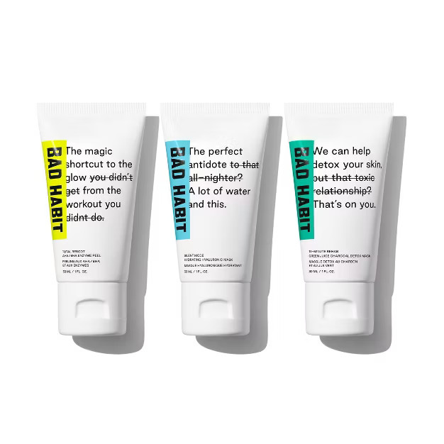 Bad Habit Major Intervention Mini Face Mask Trio - 3pc - Ulta Beauty | Target