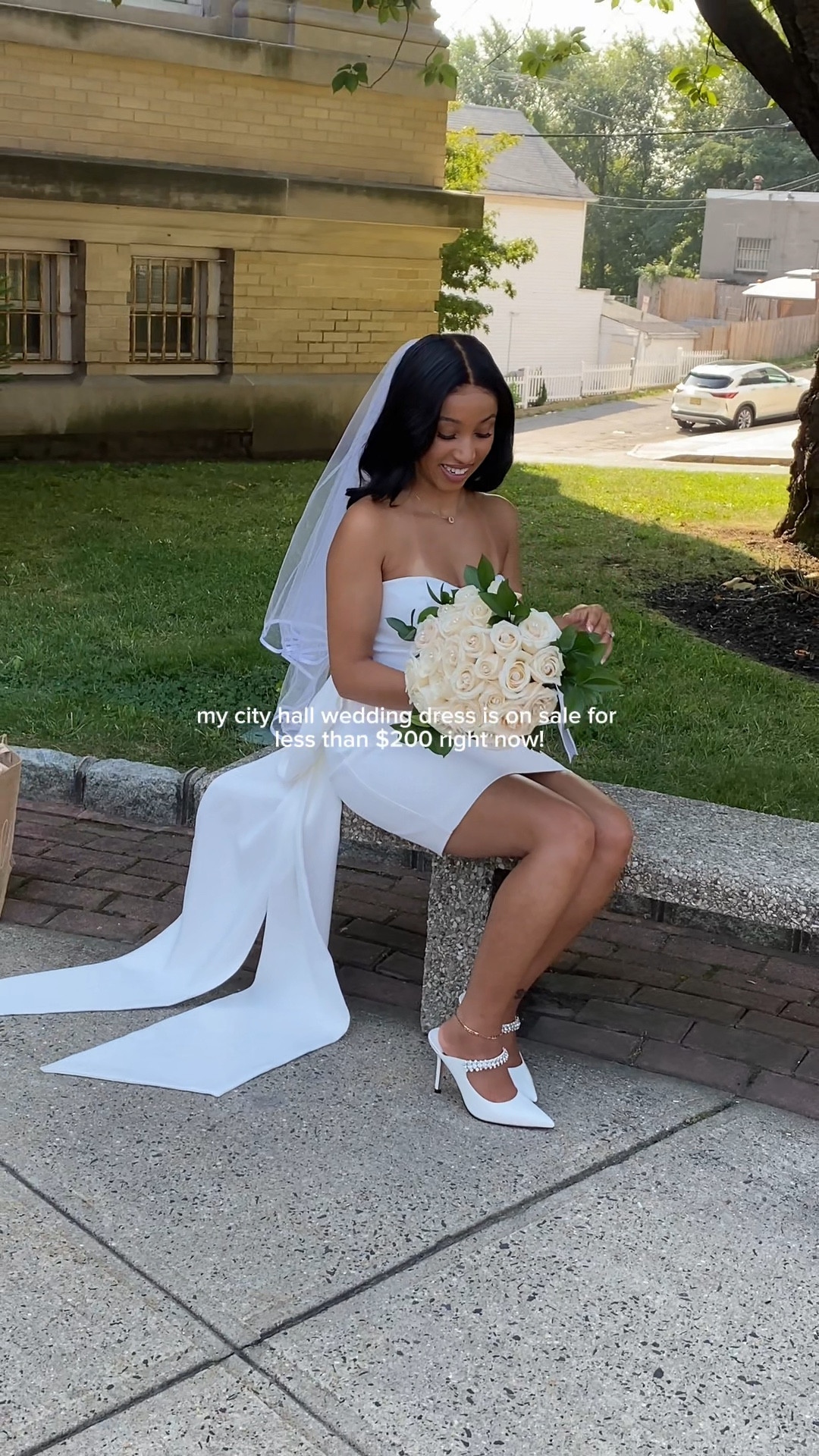 shop the dress I wore to my city hall wedding for LESS than $200 right now! 

#LTKCyberWeek #LTKWedding #LTKPetite