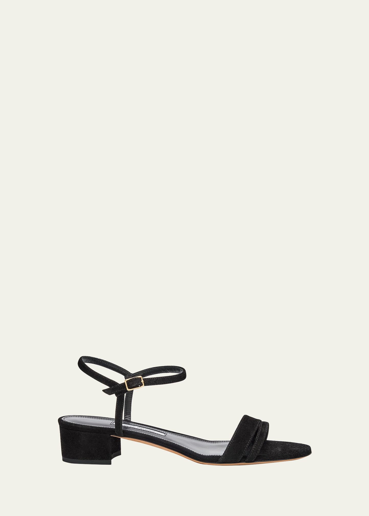 Emme Parsons Simple Metallic Ankle-Strap Sandals | Bergdorf Goodman