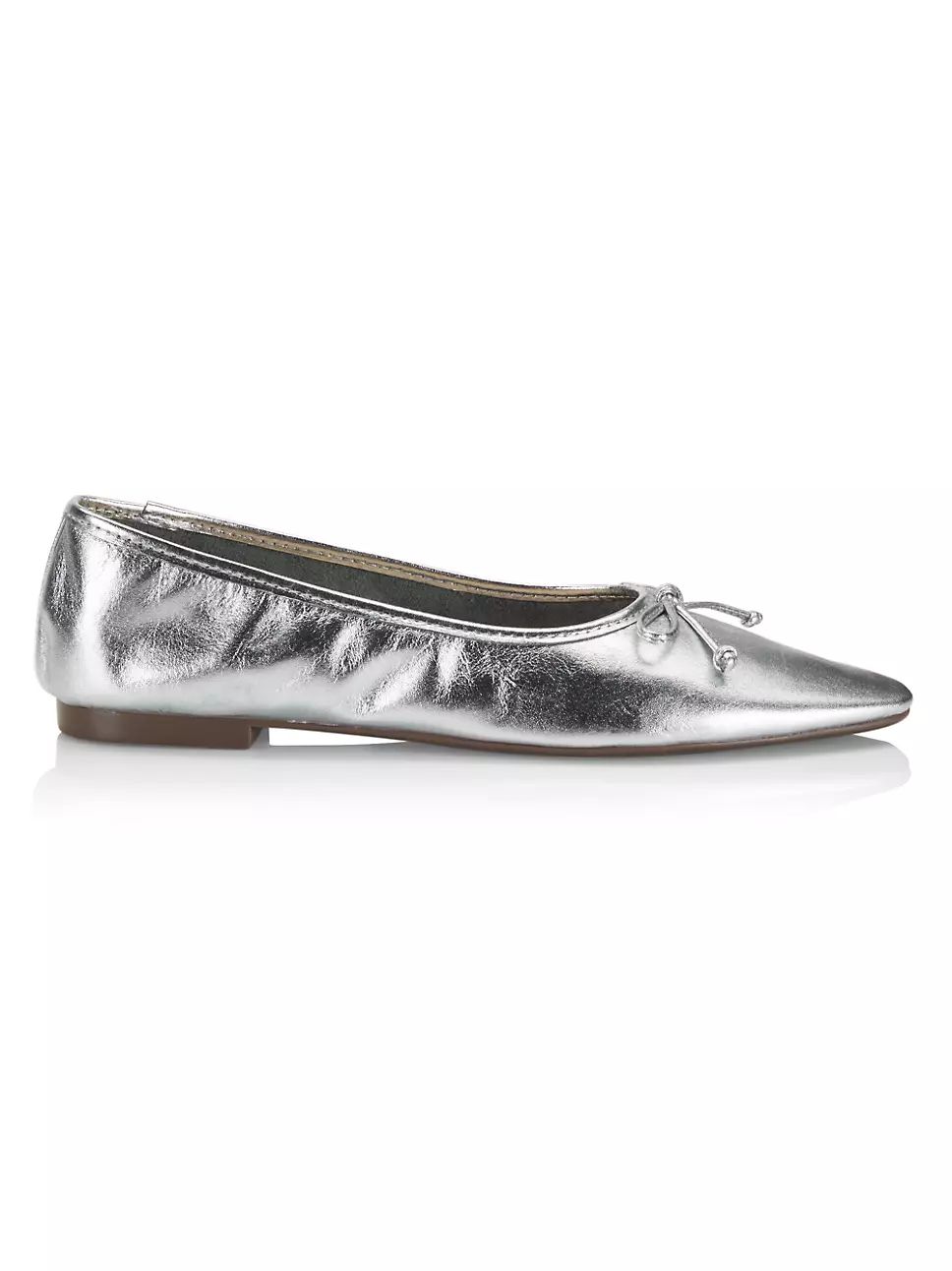 Arissa Metallic Leather Ballet Flats | Saks Fifth Avenue