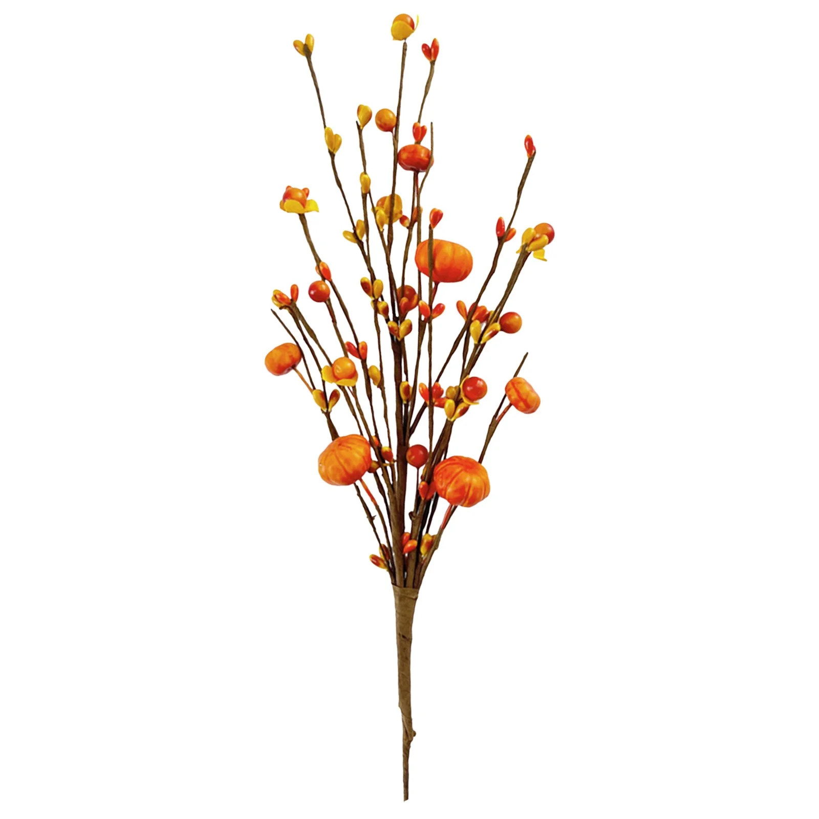 Flybaeast Artificial Flowers Artificial Pumpkin Berry Branches Simulation Plant Picks Stems with ... | Walmart (US)