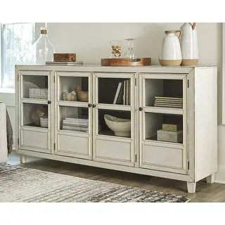 Deanford Antique White Accent Cabinet | Bed Bath & Beyond