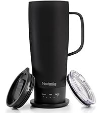 Nextmug - Temperature-Controlled, Self-Heating Coffee Mug (Black - 14 oz.) | Amazon (US)