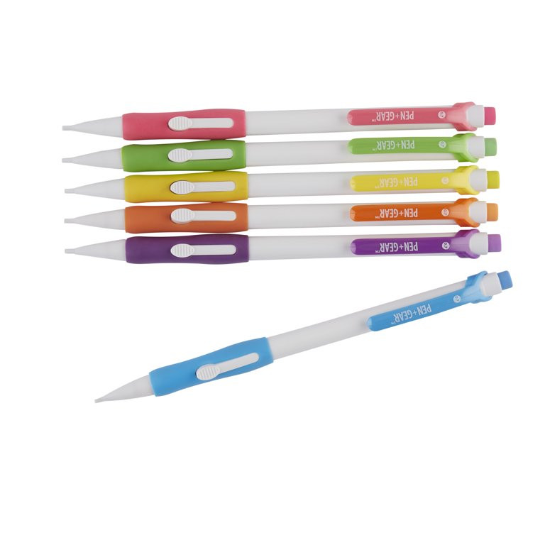Pen+Gear 2 Mechanical Pencils, with Refills, Side Advance, 0.7 mm, 6 Count | Walmart (US)