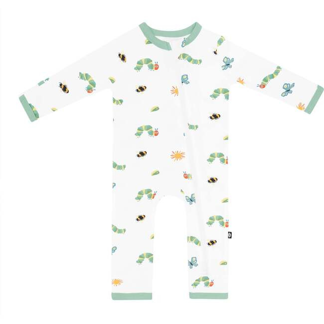 Kyte Baby | Zippered Romper, The Very Hungry Caterpillar™ and Friends (Multicolor, Size 0-3M) | Silky, Lightweight Bamboo | Maisonette | Maisonette