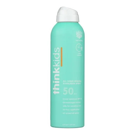 Think Sport All Sheer Mineral Sunscreen Spray for Kids Spf 50 6 Oz | Walmart (US)