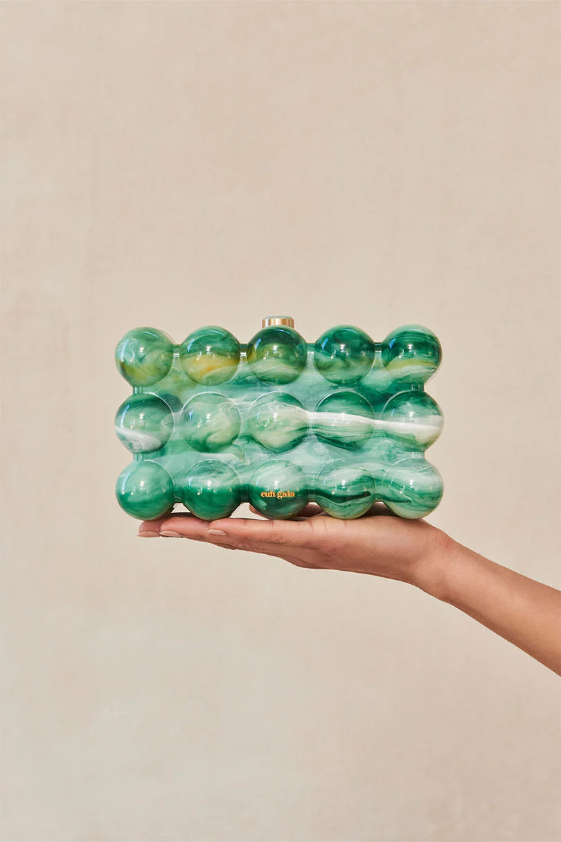 Cult Gaia - The Bubble Clutch - Sage | Sunni Spencer
