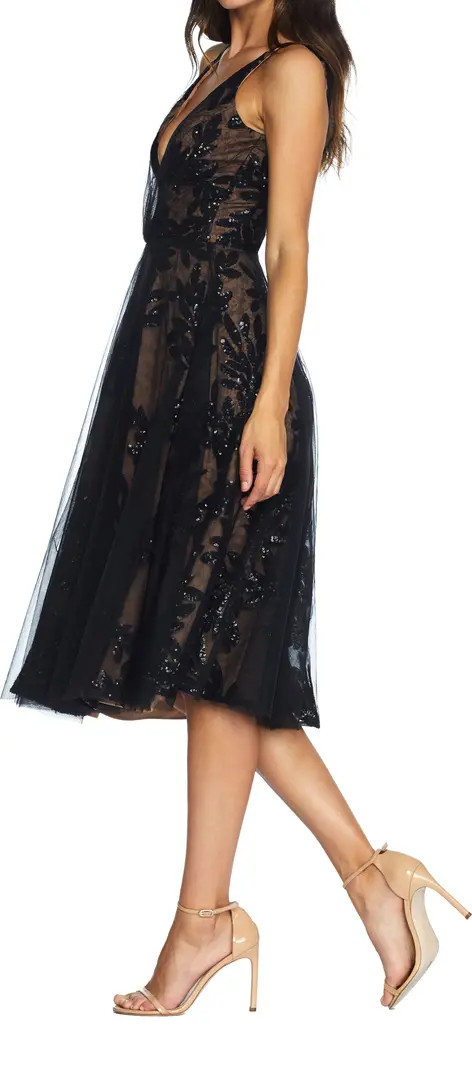 Courtney Sequin Lace Cocktail Dress | Nordstrom