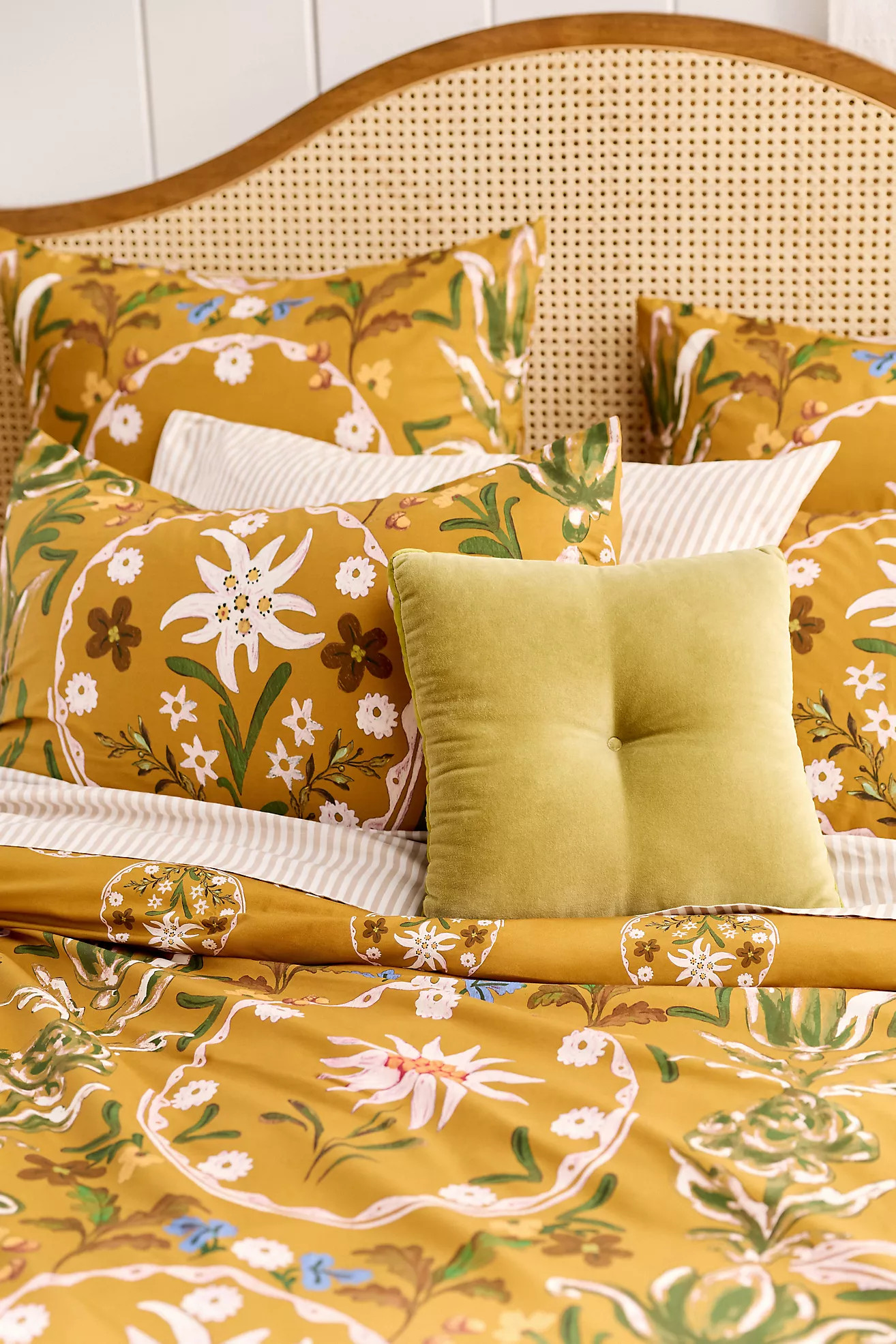 MINDTHEGAP Cotton Percale Printed Duvet​ Cover