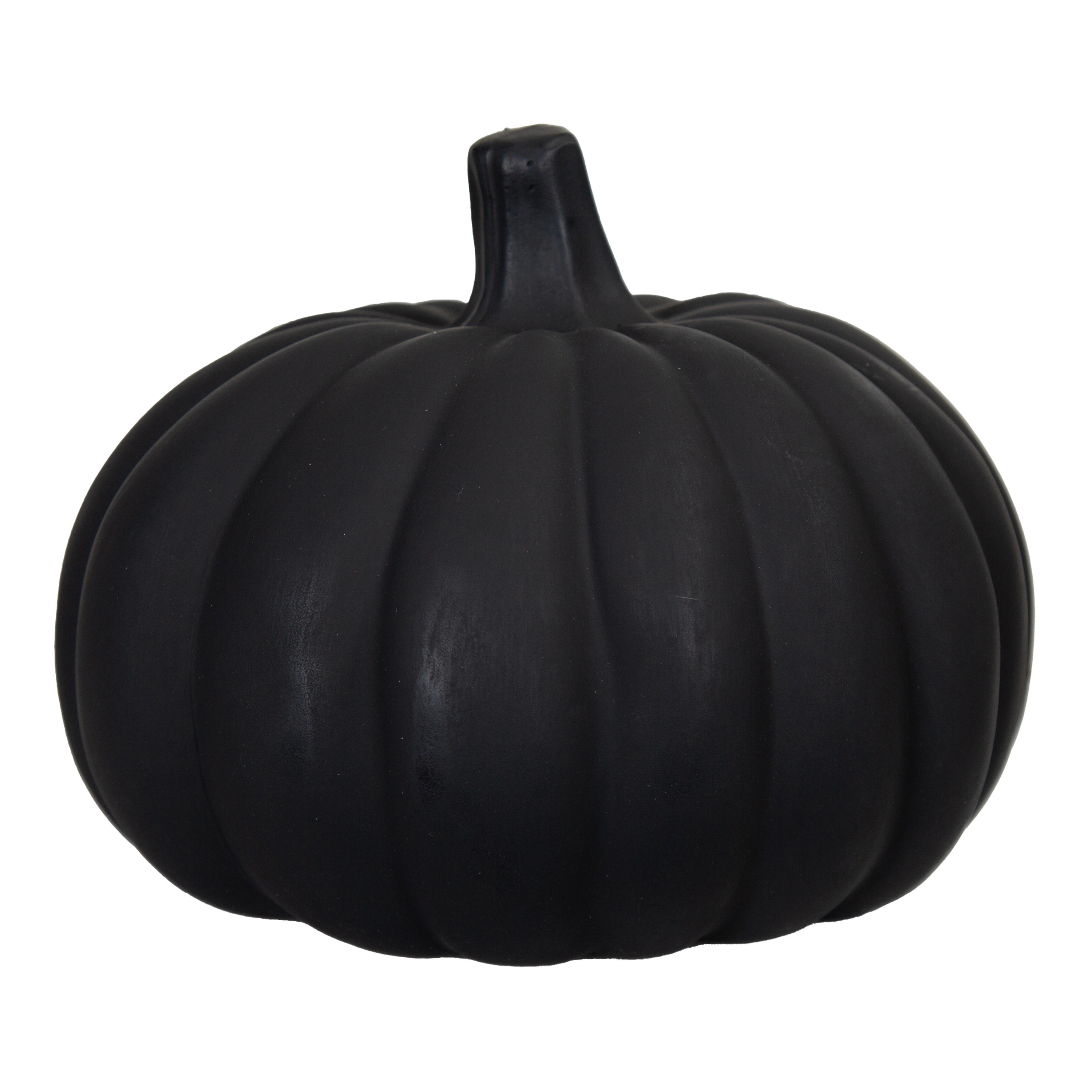 Haunted Living 9-in Matte Black Carvable Pumpkin one_size | 558668 | Lowe's