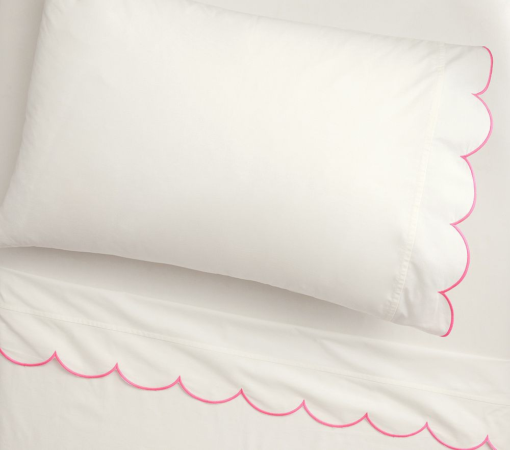 Monique Lhuillier Delphine Organic Sheet Set | Pottery Barn Kids