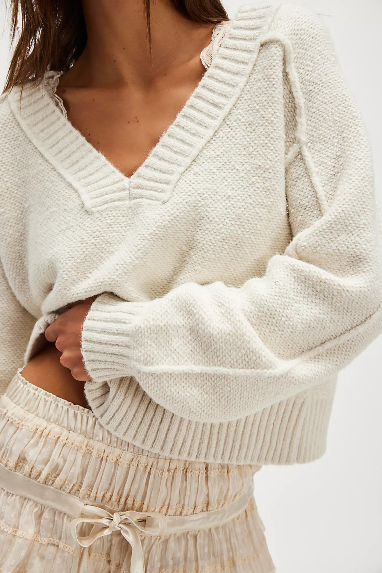 Rhea V-Neck Pullover | Free People (Global - UK&FR Excluded)