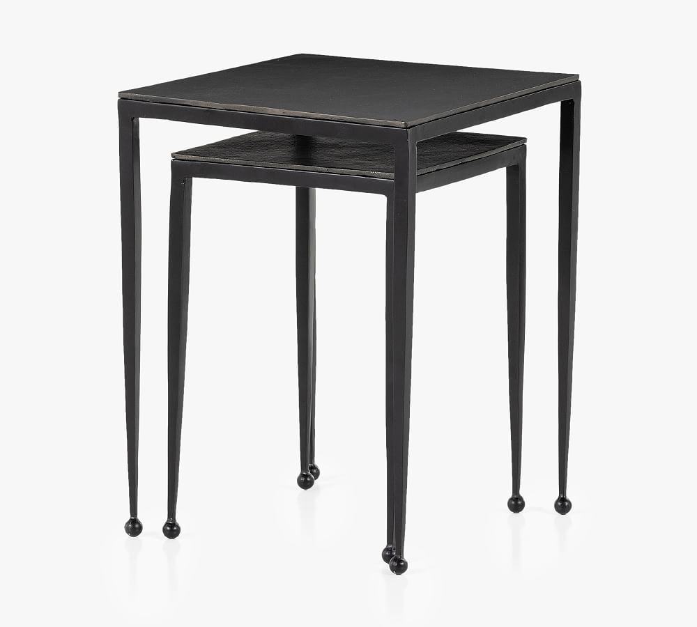 Marrow Metal Nesting End Table | Pottery Barn (US)