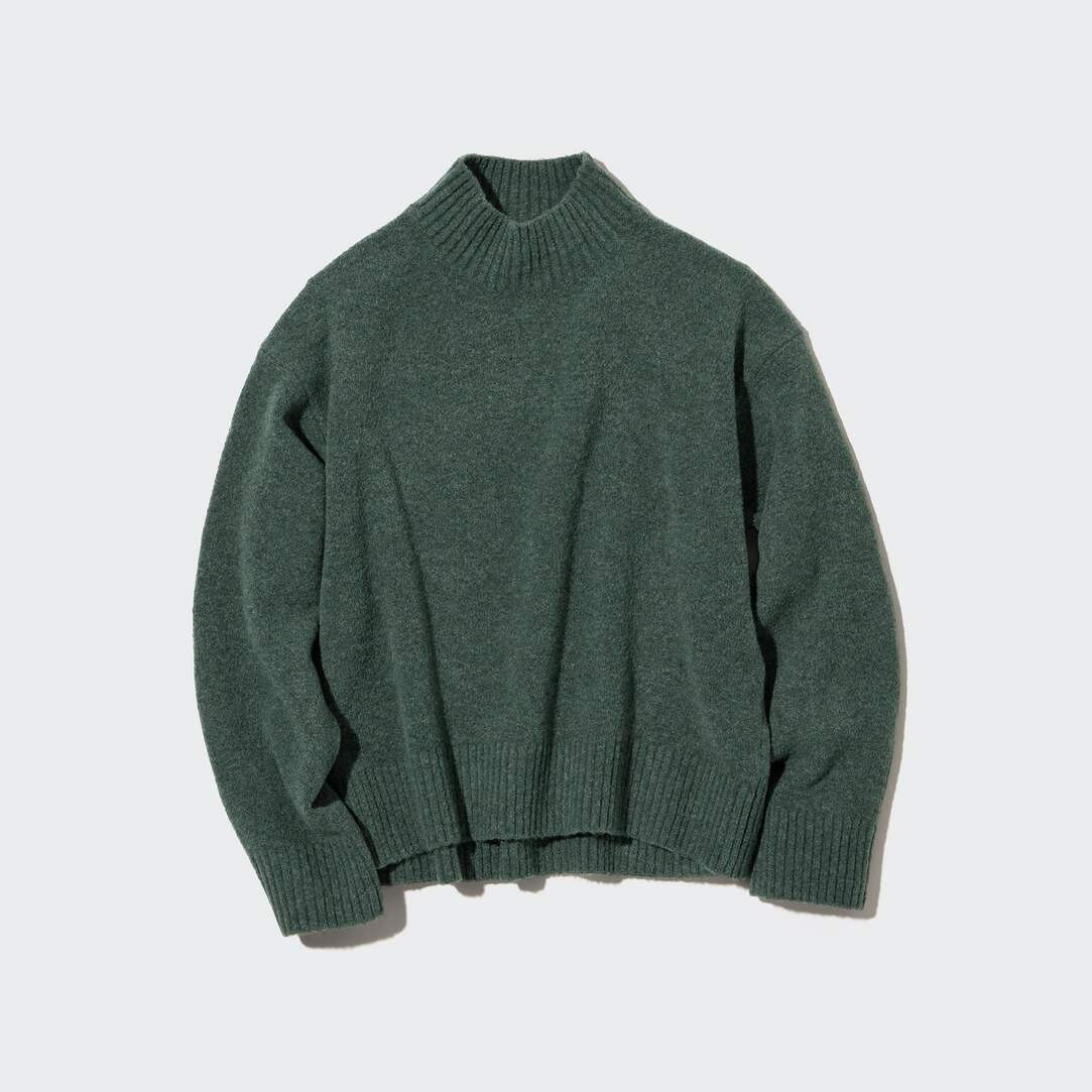 PULL MAILLE SOUFFLÉE COL MONTANT | Uniqlo FR