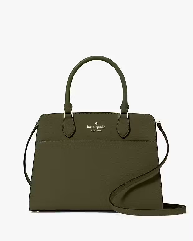 Madison Saffiano Leather Medium Satchel | Kate Spade (US)